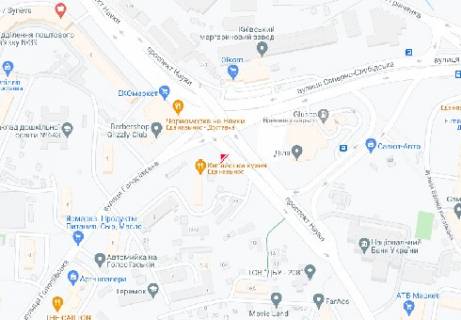 Видеоборд A в Киеве Науки пр., 10/1, (разрешение 640х480) - 399058 схема