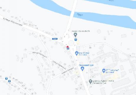Видеоборд A в Черновцах, 2.32x3.14  Корсунська вул., 1, (розширення 480х336) - 451227 схема