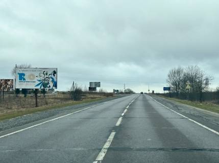 Билборд B в трасах Львова, 3х6  Вїзд в с.Тернавиця зі сторони м.Яворів фото 1