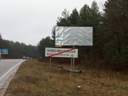 Билборд A на трассах Львовской области, 3х6  а/д М10 Краківець Львів 33+320 км Ліворуч фото 1