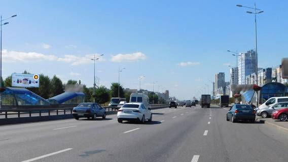 Billboard B in Kyiv, Щит 3x6  Bazana Mikoli av., v napramku do st.m. Harkivs'ka Photo 1