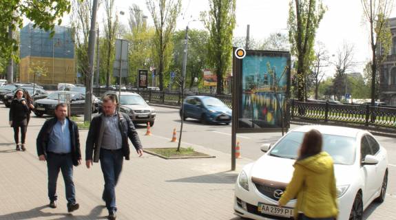 Ситилайт B в Киеве, Сітілайт 1.2х1.8  Тараса Шевченка бул. 38 (1) фото 1