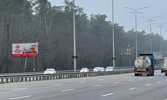 Билборд B в Киеве, Щит 3x6  Бориспільське шосе, 21км 500м, 69 стовб на роздільнику, щит 4, в Київ фото 1