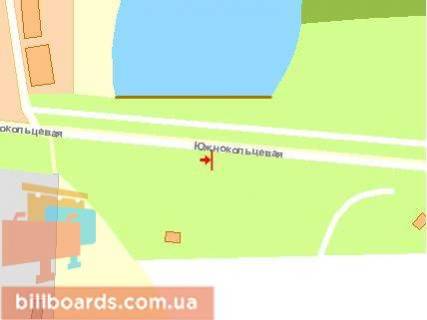Билборд A в Черновцах, Щит 3x6  Південно-Кільцева вул., 11-А, до вул Головної схема