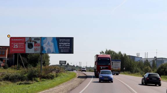 Billboard B in Sknyliv, Щит 3x6  Львівська обїздна дорога, с. Скнилів №1.В бік вул. Стрийської, лівий Photo 1