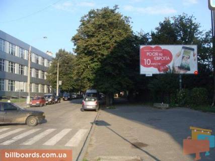 Билборд A в Хмельницком, Щит 3x6  Проскурівська вул, 107, Головпоштамт, недалеко від Ж / д вокзалу фото 1