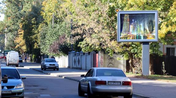 Білборд, Бігборд (Борд)  A у Києві, Беклайт 2.3х3.14  Олекси Тихого вул. (Виборзька). 22а Фото 1
