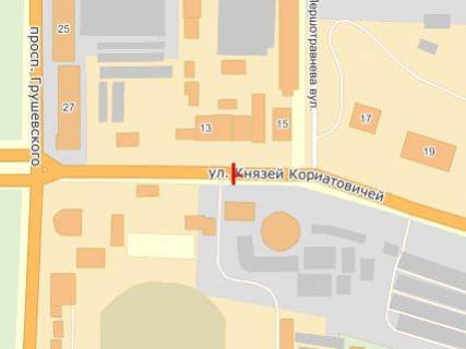 Билборд A в Каменец-Подольском, Щит 3x6  вул. Князів Коріатовичів /вул. В'ячеслава Чорновола (Першотравнева), ринок !Увага, розм 3010х6010! схема