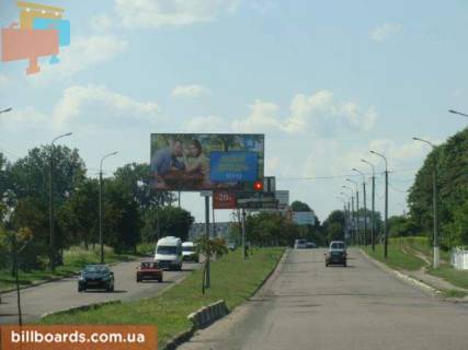 Билборд A в Луцке, Щит 3x6  Карпенка-Карого вул., розподілювач, насосн станція, в центр фото 1