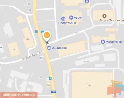 Призма A в Львове, Призматрон 3х6  Зелена вул, 186 / Бузкова вул, в центр - 34833 схема