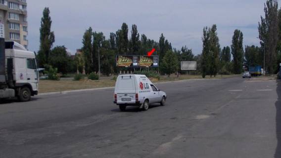Билборд B в Херсоне, Щит 3x6  Сенявіна пр-т, з центру, правий !!! Розмір 2960х5960 мм !!! фото 1