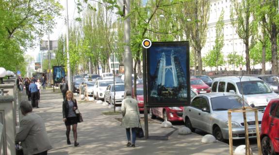 Ситилайт B в Киеве, Сітілайт 1.2х1.8  Тараса Шевченка бул., бот.сад верх (2) фото 1