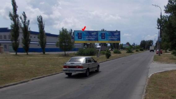 Билборд A в Херсоне, Щит 3x6  Сенявіна пр-т, в центр, лівий !!! Розмір 3020х6020 мм !!! фото 1