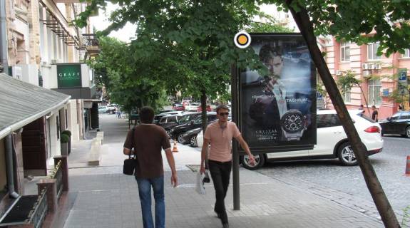 Ситилайт B в Киеве, Сітілайт 1.2х1.8  Городецького Архітектора вул. 10 фото 1