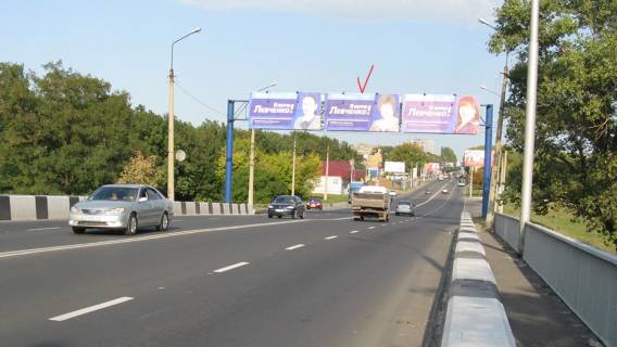 Билборд B в Донецке Петровского ул.(мост, м-н Текстильщик) Мост-Арка фото 1