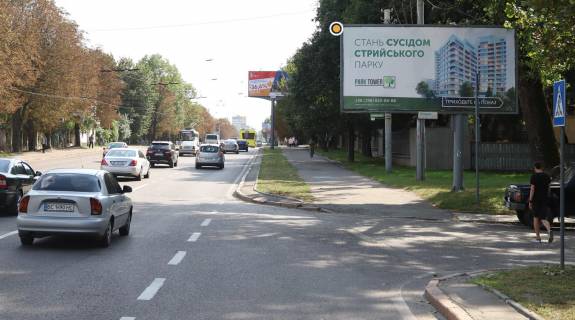 Билборд A в Львове Стрыйская ул, 84 / Козельницкая ул, от центра фото 1