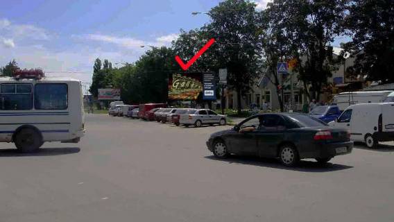 Билборд A в Каменец-Подольском Первомайская ул., рынок, вокзал  !!! Размер 3010х6020 мм !!! фото 1