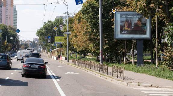 Бэклайт A в Киеве, Беклайт 2.3х3.14  Лобановського Валерія пр. 39а, до Севастопольської пл. фото 1