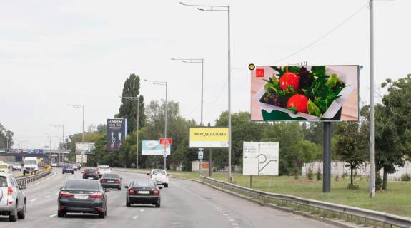 Видеоборд A в Киеве, Цифра 4х8  Наддніпрянське шосе - 324994 фото 1