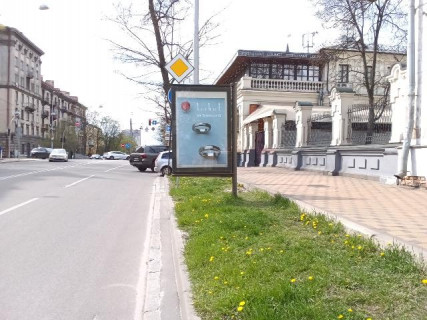 Ситилайт A в Киеве, Сітілайт 1.2х1.8  Гетьмана Павла Скоропадського вул. (Льва Толстого). 12 фото 1