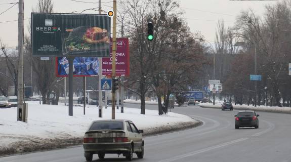 Билборд A в Киеве, в  Академіка Заболотного вул.138 , роздільник, поворот на вул. Метрологічну фото 1