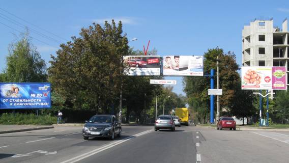 Білборд, Бігборд (Борд)  B у Донецьку Панфилова пр.(ДК им. Куйбышева)  Мост-Арка Фото 1