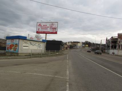 Билборд B в Гостомеле, Щит 3x6  Гостомельська траса, в`їзд з м. Ірпеня при в`їзді в м. Гостомель за мостом біля річки "Ірпінь" напроти заправки фото 1
