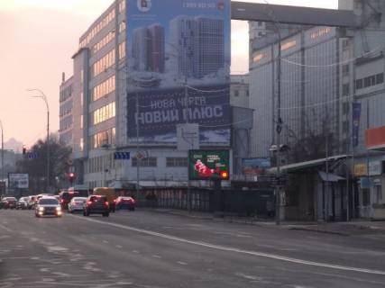 Видеоборд A в Киеве Межигорская ул. 85, возле АЗС - 236474 схема