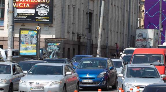 Ситилайт B в Киеве, Сітілайт 1.2х1.8  Дмитрівська вул. фото 1