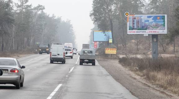 Billboard A in Kyiv, Щит 3x6  Gostomel's'ke sose, 2,7 km vid Mis'koi st., iz Kieva Photo 1
