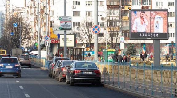 Видеоборд A в Киеве Леси Украинки бул. 21, ст.м. Печерская, к Бассейной ул. - 235384 фото 1