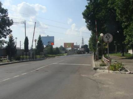 Билборд B в Львове, 3x6  вул. Шевченка (540 м. до ТЦ «СІЛЬПО»)на Ж/Д переїзді схема