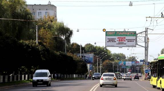 Билборд A в Львове, Щит 3x6  Любінська вул, 101, з центру фото 1