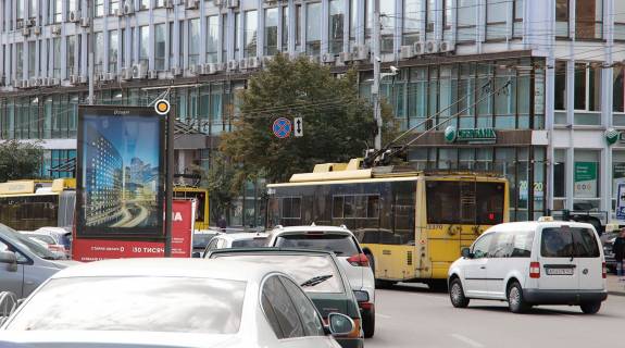 Ситилайт A в Киеве, Сітілайт 1.2х1.8  Еспланадна вул. фото 1