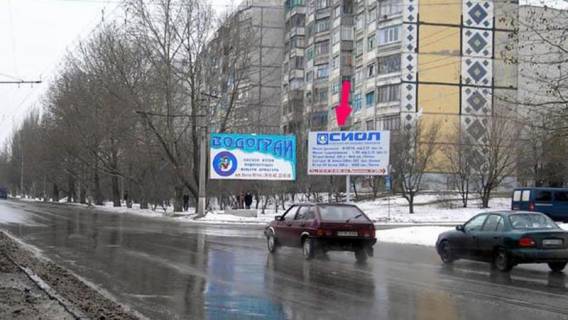 Білборд, Бігборд (Борд)  A у Херсоні, Щит 3x6  Перекопська вул / Поповича вул Фото 1