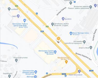 Видеоборд A в Киеве, Цифра 4х8  Велика Кільцева дорога - 324993 схема