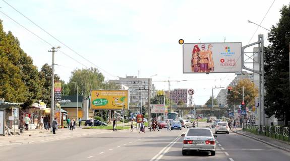 Билборд A в Львове, Щит 3x6  Великого В вул, 61, до вул Стрийської фото 1