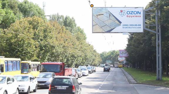 Білборд, Бігборд (Борд)  A у Львові, Щит 3x6  Виговського вул, парна сторона, навпроти будинку 41, до вул Кульпарківської Фото 1