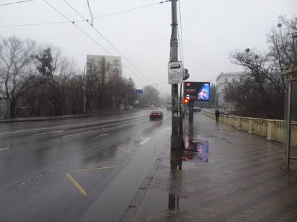 Видеоборд A в Киеве Воздухофлотский пр., возле стадиона  ЦСКА - 236450 схема