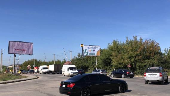 Білборд, Бігборд (Борд)  A у Івано-Франківську, Щит 3x6  Надрічна вул, за ж / д переїздом, від переїзду Фото 1