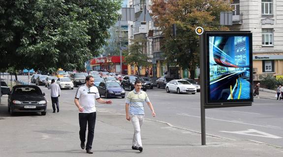 Ситилайт B в Киеве, Сітілайт 1.2х1.8  Саксаганського вул. 50 фото 1