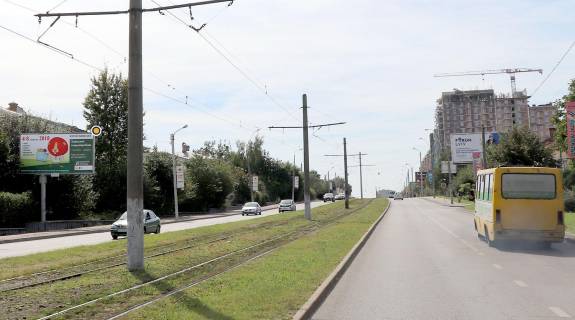 Билборд B в Львове, 3x6  Княгині Ольги вул / Академіка Ярослава Ісаєвича вул. (О. Шумського), з центру фото 1