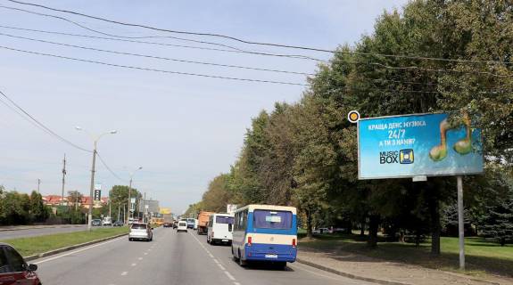 Билборд A в Львове Стрыйская ул., напротив д.324, возле выезда с АЗС «УкрНафта» фото 1