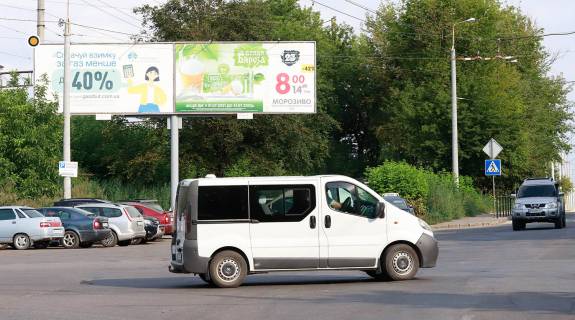Билборд B в Тернополе, Щит 3x6  Бродівська вул., біля 2-го транспортного тунелю лівий, з центру фото 1