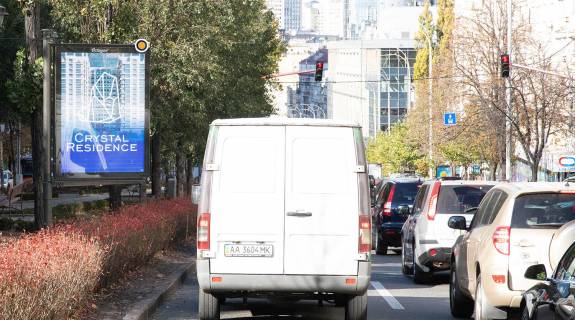 Видеоборд A в Киеве, Цифра 1.2х1.8  Лесі Українки бульв.(роздільник) - 403198 фото 1