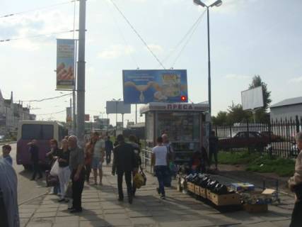 Билборд A в Львове Городоцька вул. зліва від автостоянки, А фото 1
