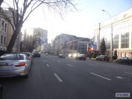 Билборд A в Киеве, борд  Антоновича вул. (Горького). 56 схема