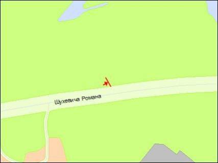 Нестандарт B в Киеве, Уніпол 5х12  просп. Романа Шухевича (Генерала Ватутіна)., 2 Т напроти, в напрямку Троєщини схема