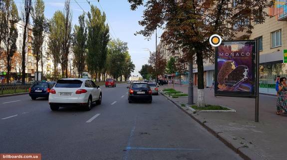 Ситилайт A в Киеве, Сітілайт 1.2х1.8  Лесі Українки бульв.24 (Зоомагазин) фото 1