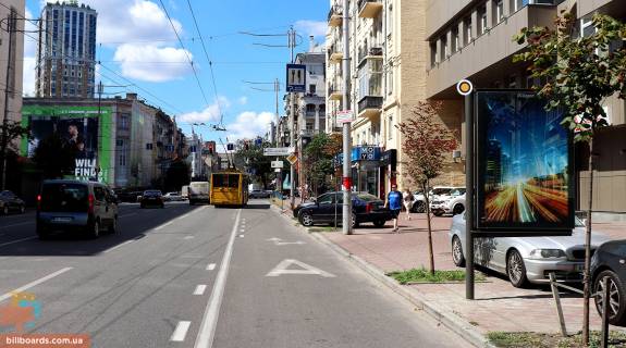 Ситилайт A в Киеве, Сітілайт 1.2х1.8  Саксаганського вул. 12 фото 1